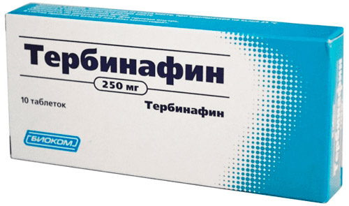 тербинафин в таблетках