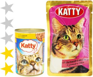 Корм для кошек Katty: отзывы, разбор состава, цена