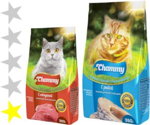 Корм для кошек Chammy: отзывы, разбор состава, цена